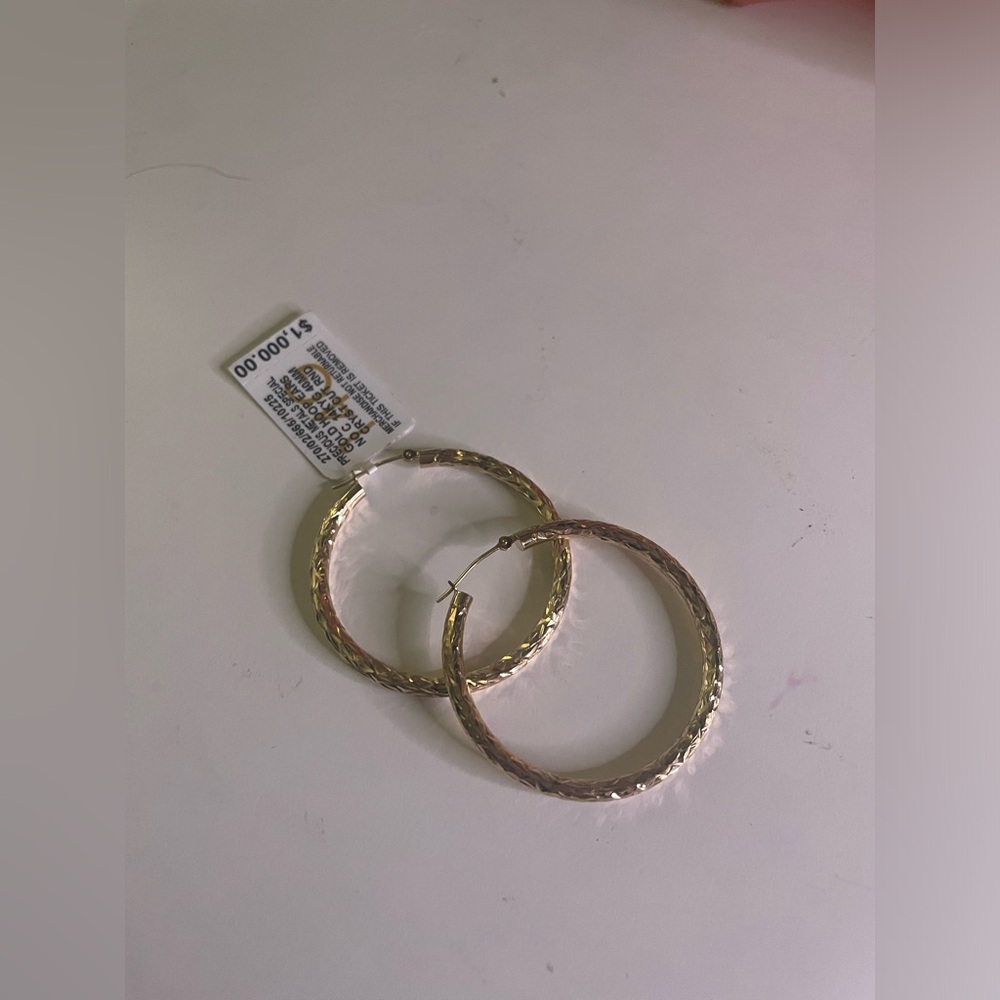 14k Golden Hoops 40mm(NEW!)